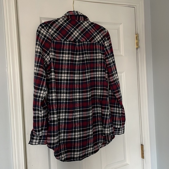 Forever 21 Red and Blue Flannel - Picture 4 of 4